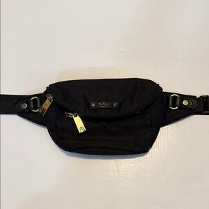 Tutilo Black Nylon Belt Bag